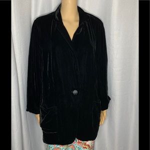 Black J. Jill Coat Size XL